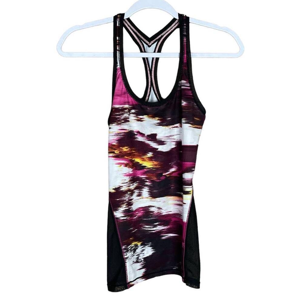 Lululemon Cool Racerback Shine On Tank Top Pigment Wind Berry Rumble Size 4